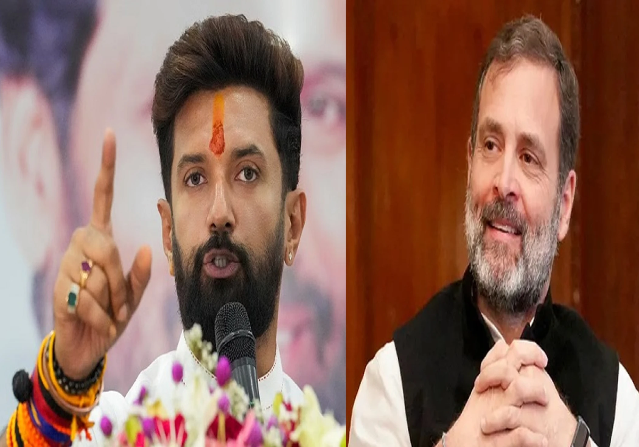 Rahul Gandhi's remarks abroad have angered Chirag Paswan, who has a habit of speaking well or poorly about the country.